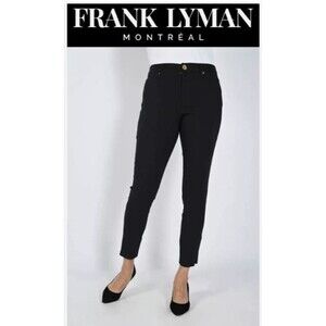 Frank Lyman Jeans NWT Montreal Collection 231308 Black Stretch Retail $205 Sz 10